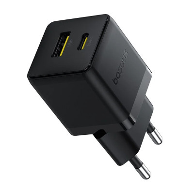 Зарядний пристрій BASEUS P1011160A Palm Charger 30W 1USB-A/1Type-C Cluster Black (00000078029_1) Зарядний пристрій BASEUS P1011160A Palm Charger 30W 1USB-A/1Type-C Cluster Black (00000078029_1)
