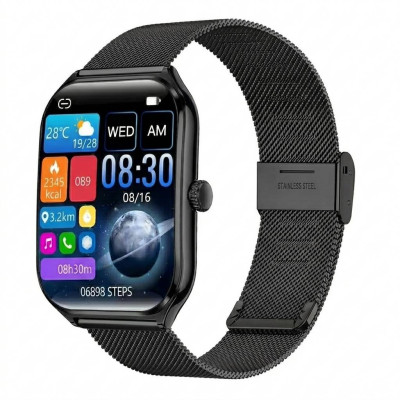 Смарт-часы Lemfo FitCloudPro MT61s AMOLED Black (FCP000MT61SB)