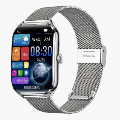 Смарт-часы Lemfo FitCloudPro MT61s AMOLED Silver (FCP000MT61SBS)