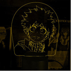Светильник-ночник Bioworld Izuku Midoriya USB Разноцветный (28080)