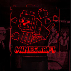 Світильник-нічник Bioworld Minecraft USB Різнокольоровий (28079)