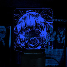 Світильник-нічник Bioworld Ahegao USB Різнокольоровий (28056)