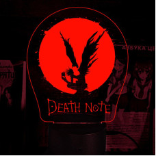 Світильник-нічник Bioworld Death Note USB Різнокольоровий (28030)