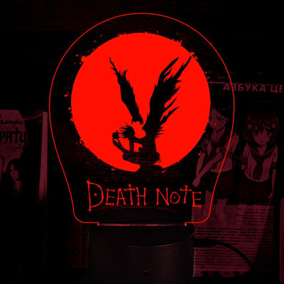 Светильник-ночник Bioworld Death Note USB Разноцветный (28030)