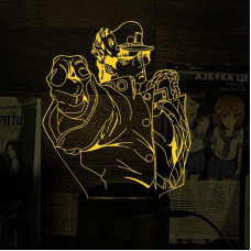 Світильник-нічник Bioworld JoJo Jotaro Kujo Stardust Crusaders USB Різнокольоровий (27997)