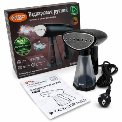 Ручной отпариватель для одежды Bitek BT-1277G 1600 Вт Зеленый (M1007) Ручной отпариватель для одежды Bitek BT-1277G 1600 Вт Зеленый (M1007)