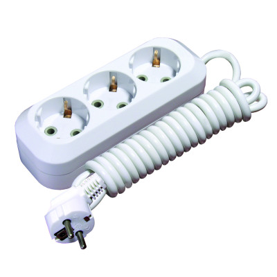 Удлинитель Svittex 3 розетки 3х1 мм² 2500Вт 16А 250В 2 м Белый (SV-010-2) Удлинитель Svittex 3 розетки 3х1 мм² 2500Вт 16А 250В 2 м Белый (SV-010-2)