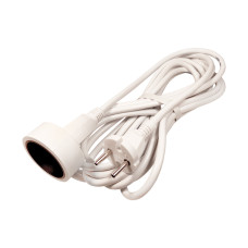 Удлинитель LOGA 2х1,5 мм² 3680Вт 16А 250В 5 м Белый (С8-02х1.5-5W)