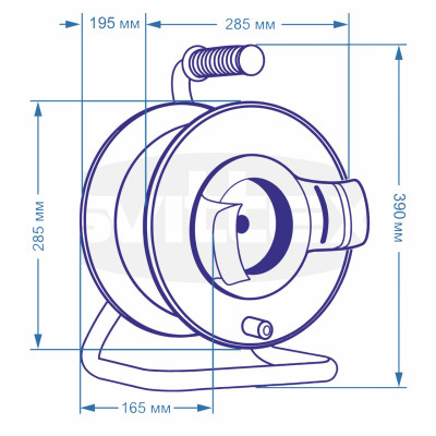 Подовжувач на котушці Svittex 2х1,5 мм² 3680Вт 60 м Помаранчевий (SV-251) Подовжувач на котушці Svittex 2х1,5 мм² 3680Вт 60 м Помаранчевий (SV-251)