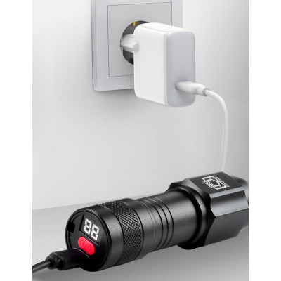 Ліхтарик Police 630nm XPE LED Type-C 5W 100Lm 98мм Чорний (T9764-2R) Ліхтарик Police 630nm XPE LED Type-C 5W 100Lm 98мм Чорний (T9764-2R)