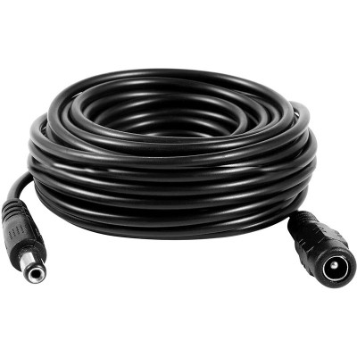 Кабель-удлинитель для видеонаблюдения Electrex DC-DC 5.5x2.1 мм 30 м Черный (30mDC55x21)