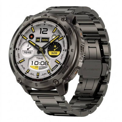 Смарт-годинник тактичний Kospet Tank T4 Metal Black (KTT0004MB)