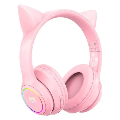 Беспроводные игровые наушники Onikuma B90 RGB Pink (19117-hbr) Беспроводные игровые наушники Onikuma B90 RGB Pink (19117-hbr)