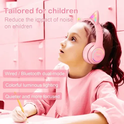 Беспроводные игровые наушники Onikuma B90 RGB Pink (19117-hbr) Беспроводные игровые наушники Onikuma B90 RGB Pink (19117-hbr)