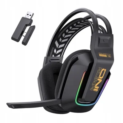 Беспроводные игровые наушники Onikuma GT828 Bluetooth RGB Black (19119-hbr) Беспроводные игровые наушники Onikuma GT828 Bluetooth RGB Black (19119-hbr)