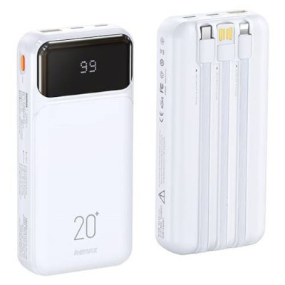 Внешний аккумулятор Remax RPP-686 Power Bank 20000 mAh White (19111-hbr) Внешний аккумулятор Remax RPP-686 Power Bank 20000 mAh White (19111-hbr)