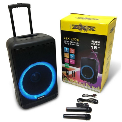 Портативная Bluetooth колонка No Brand ZXX-7878/8161 72x42x35 см 600 Вт Черный (2104619429) Портативная Bluetooth колонка No Brand ZXX-7878/8161 72x42x35 см 600 Вт Черный (2104619429)
