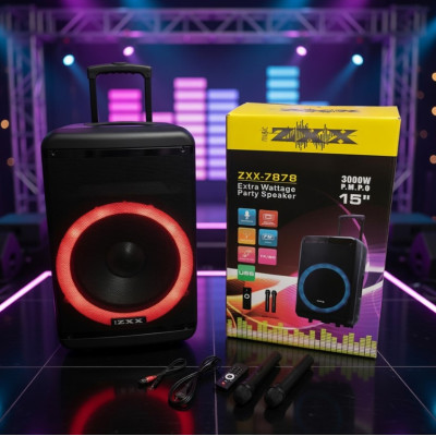 Портативная Bluetooth колонка No Brand ZXX-7878/8161 72x42x35 см 600 Вт Черный (2104619429) Портативная Bluetooth колонка No Brand ZXX-7878/8161 72x42x35 см 600 Вт Черный (2104619429)