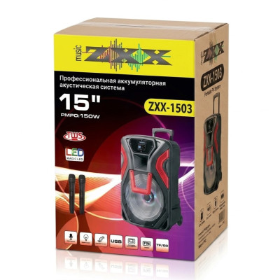 Портативная Bluetooth колонка No Brand ZXX-1503/9819 69x44x36 см 60 Вт Черный (2104619430) Портативная Bluetooth колонка No Brand ZXX-1503/9819 69x44x36 см 60 Вт Черный (2104619430)