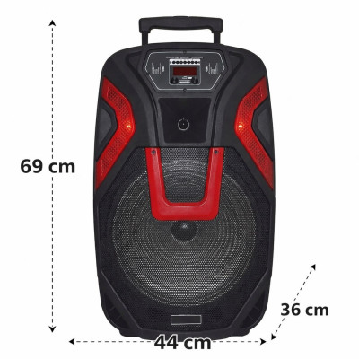 Портативная Bluetooth колонка No Brand ZXX-1503/9819 69x44x36 см 60 Вт Черный (2104619430) Портативная Bluetooth колонка No Brand ZXX-1503/9819 69x44x36 см 60 Вт Черный (2104619430)
