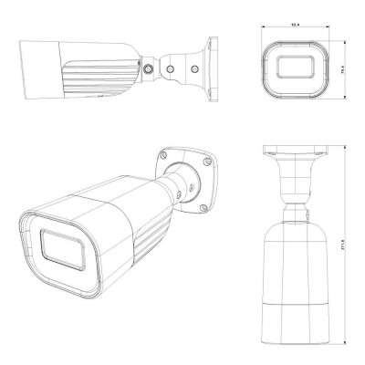 IP-відеокамера Provision ISR I6-380IPEN-MVF-V3 2.8-12 мм 8 Мп Білий (12717) IP-відеокамера Provision ISR I6-380IPEN-MVF-V3 2.8-12 мм 8 Мп Білий (12717)