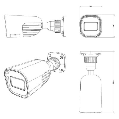 IP-відеокамера Provision ISR BMH-380IPSN-MVF 2.8-12 мм 8 Мп Білий (12724) IP-відеокамера Provision ISR BMH-380IPSN-MVF 2.8-12 мм 8 Мп Білий (12724)