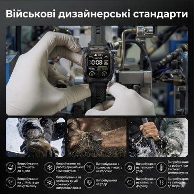 Смарт-годинник тактичний Kospet Tank M4C Black (KTM0004CB) Смарт-годинник тактичний Kospet Tank M4C Black (KTM0004CB)