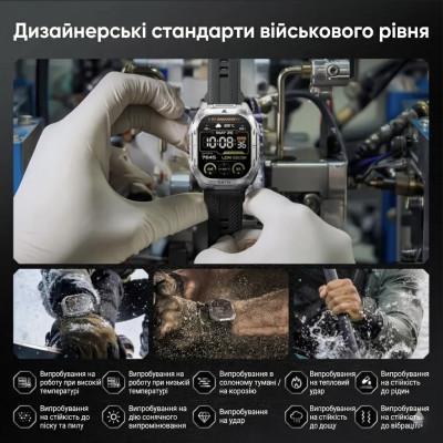 Смарт-часы тактические Kospet Tank M4C Silver (KTM0004CC) Смарт-часы тактические Kospet Tank M4C Silver (KTM0004CC)