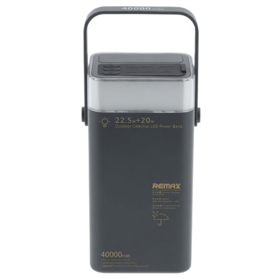 Повербанк Remax RPP-596 Power Bank 40000mAh PD20W+QC22.5W Черный (2104619443)