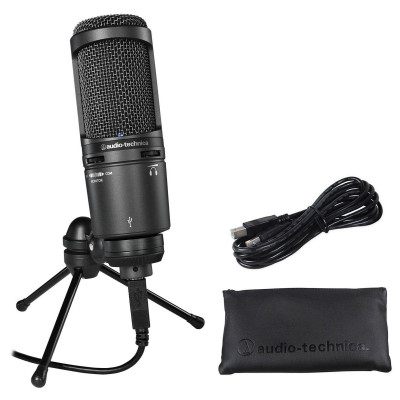 Микрофон Audio-Technica AT2020USB+ Черный (11541) Микрофон Audio-Technica AT2020USB+ Черный (11541)