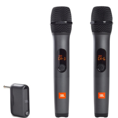 Мікрофон бездротовий JBL Partybox Wireless Microphone 2 шт Чорний (JBLWIRELESSMIC)