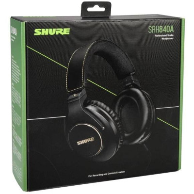 Наушники Shure SRH840A Черный (11620) Наушники Shure SRH840A Черный (11620)