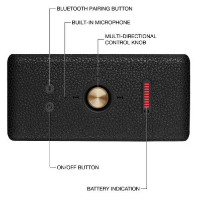 Колонка Marshall Emberton III Black and Brass 20W (1006709) Колонка Marshall Emberton III Black and Brass 20W (1006709)
