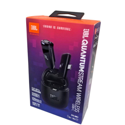 Мікрофон JBL Quantum Stream Wireless USB-C Black (JBLSTRMWLUSBCBLK) Мікрофон JBL Quantum Stream Wireless USB-C Black (JBLSTRMWLUSBCBLK)