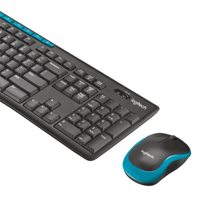 Беспроводной комплект мышь + клавиатура Logitech Wireless Combo MK275 Черный (920-008535) (002291) Беспроводной комплект мышь + клавиатура Logitech Wireless Combo MK275 Черный (920-008535) (002291)