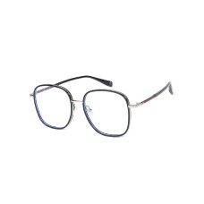 Очки для компьютера женские LuckyLOOK Blue Blocker Черно-серебристый (004-945) (2000000004945)