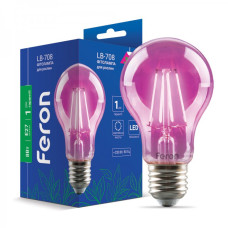 Фітолампочка Feron LB-708 світлодіодна 8 Вт E27 (2791823807)