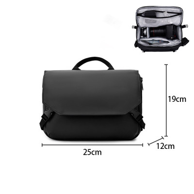 Сумка для фототехники No Brand Canon/Nikon/Sony 25x19x12 см Черный (IBF090B)