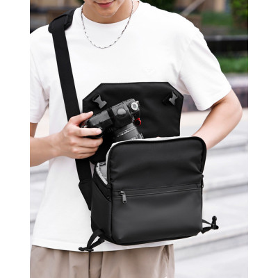 Сумка для фототехники No Brand Canon/Nikon/Sony 25x19x12 см Черный (IBF090B)