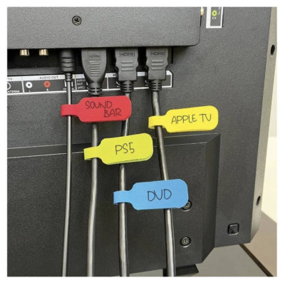 Маркер-бирка для кабеля на липучке Teka 10 шт Разноцветный (May571719526) Маркер-бирка для кабеля на липучке Teka 10 шт Разноцветный (May571719526)