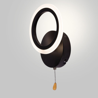 Светильник светодиодный настенный Sunlight 180x180 мм Черный (6326/1SW BLK)