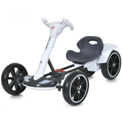 Детский электромобиль с пультом No Brand Go-Kart Белый (2104619466)