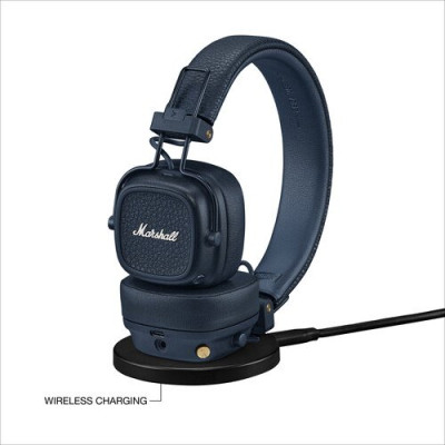 Комплект навушники з кейсом Marshall Major V Midnight Blue (1008144)