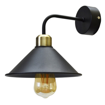 Бра MSK Electric Harlem NL 1211-1 210 мм Черный (613428)
