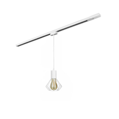 Светильник трековый MSK Electric Diadem Е27 NT 2215 WH 692 мм Белый (622709)