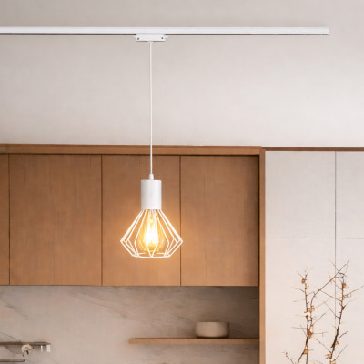 Светильник трековый MSK Electric Diadem Е27 NT 2215 WH 692 мм Белый (622709)