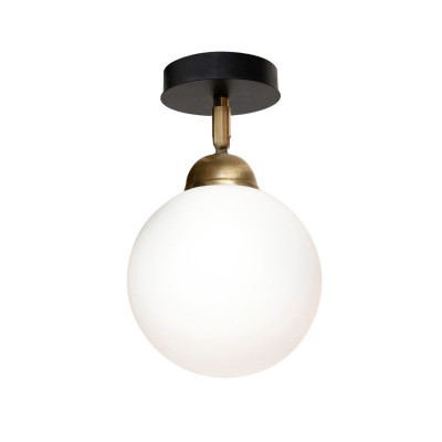 Світильник настінно-стельовий MSK Electric Luna Е27 PL 20261-1 BK 230 мм Чорний (622655) Світильник настінно-стельовий MSK Electric Luna Е27 PL 20261-1 BK 230 мм Чорний (622655)