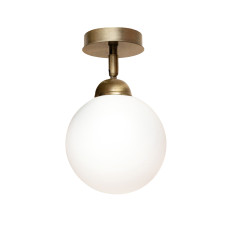 Светильник настенно-потолочный MSK Electric Luna Е27 PL 20261-1 BN 230 мм Бронзовый (622656)