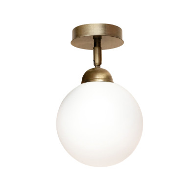 Светильник настенно-потолочный MSK Electric Luna Е27 PL 20261-1 BN 230 мм Бронзовый (622656)