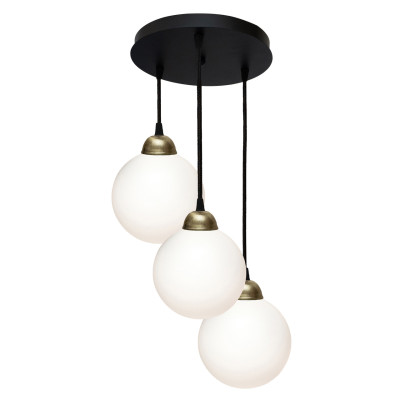 Світильник підвісний MSK Electric Luna Е27 PL 2026-3R BK 1000 мм Чорний (622661) Світильник підвісний MSK Electric Luna Е27 PL 2026-3R BK 1000 мм Чорний (622661)